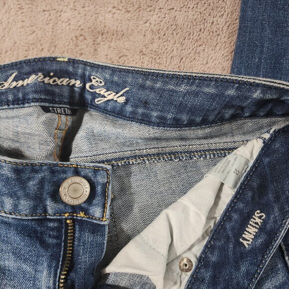 American Eagle Skinny Stretch Jeans - Women's Sizeโ 2 Regular - Picture 3 of 3
